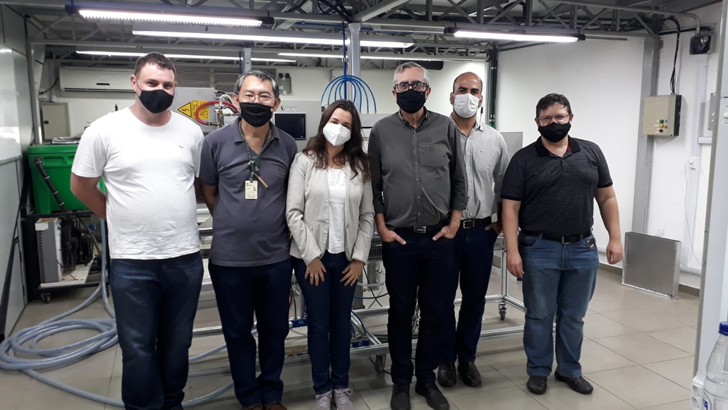 Visita da equipe a Innovatus Brasil, em Campinas/SP