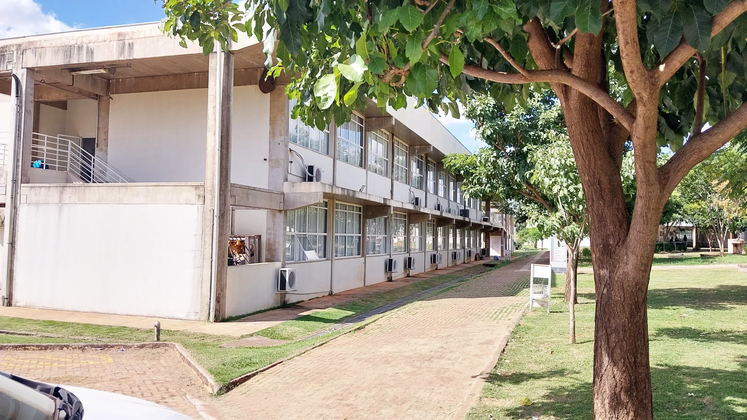 Bloco das salas de aula e auditório (Comunicação  Unidade EMBRAPII IFSP)