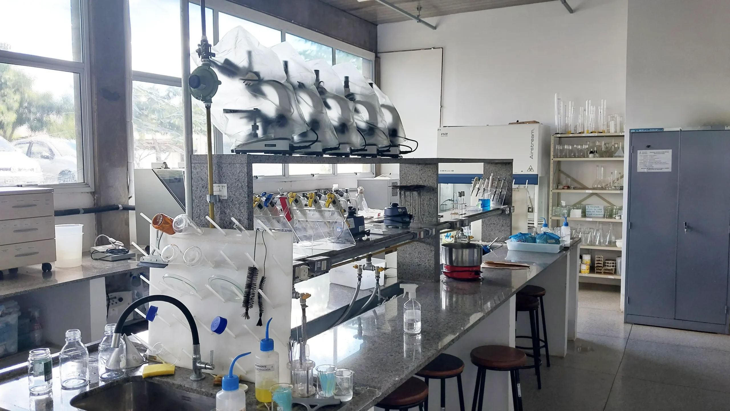 Laboratório de Microbiologia (Comunicação  Unidade EMBRAPII IFSP)